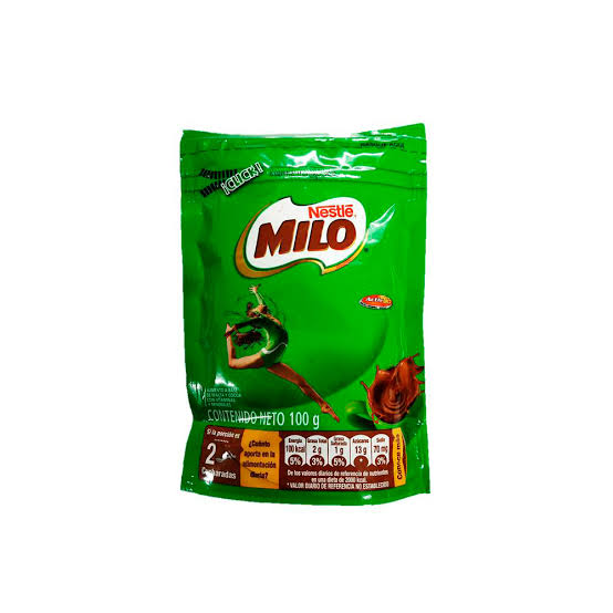 Bebida achocolatada MILO Activ Go (100 gr) — 25, 100 gramos