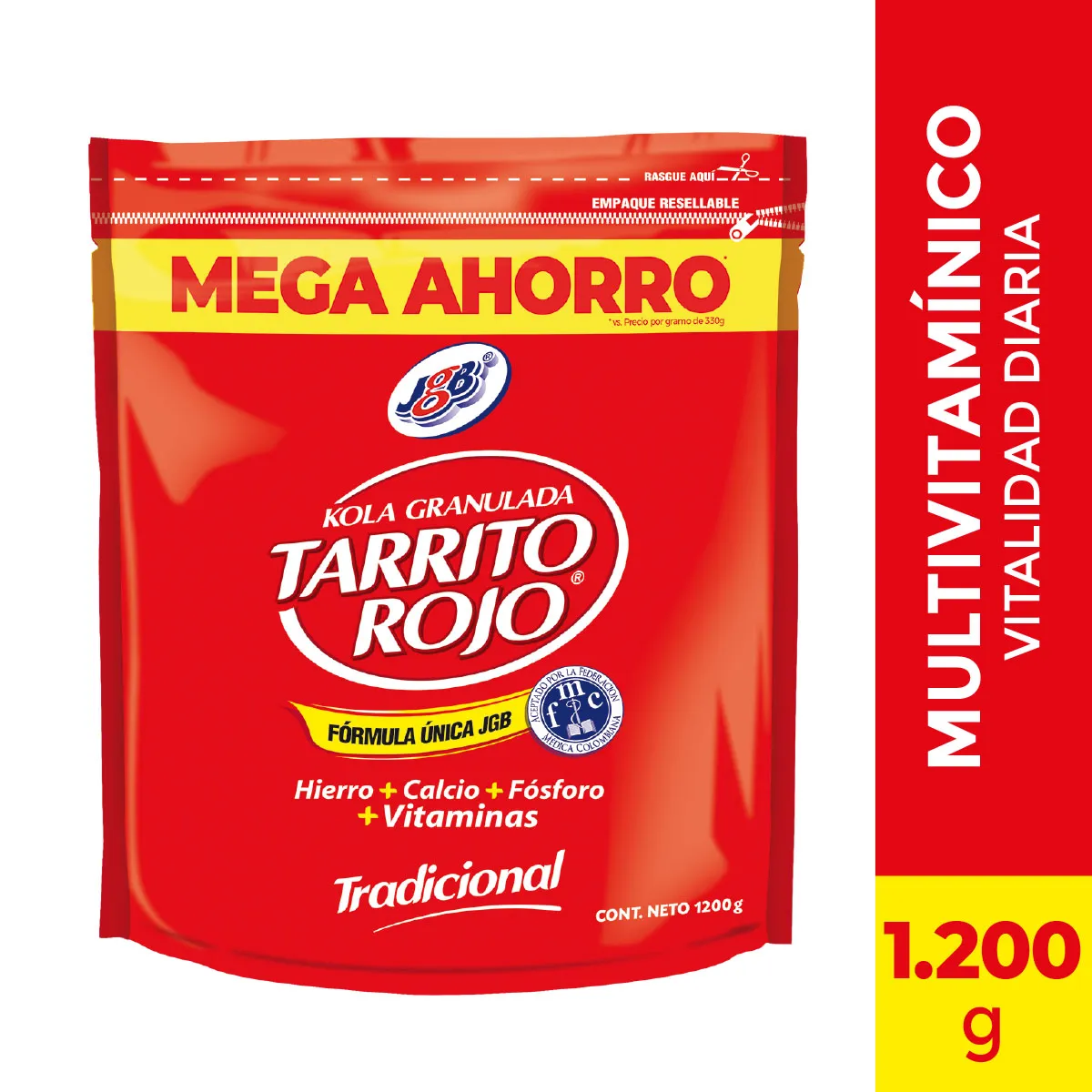 Tarrito Rojo Bolsa — 200 gramos, Tarrito / Bolsa